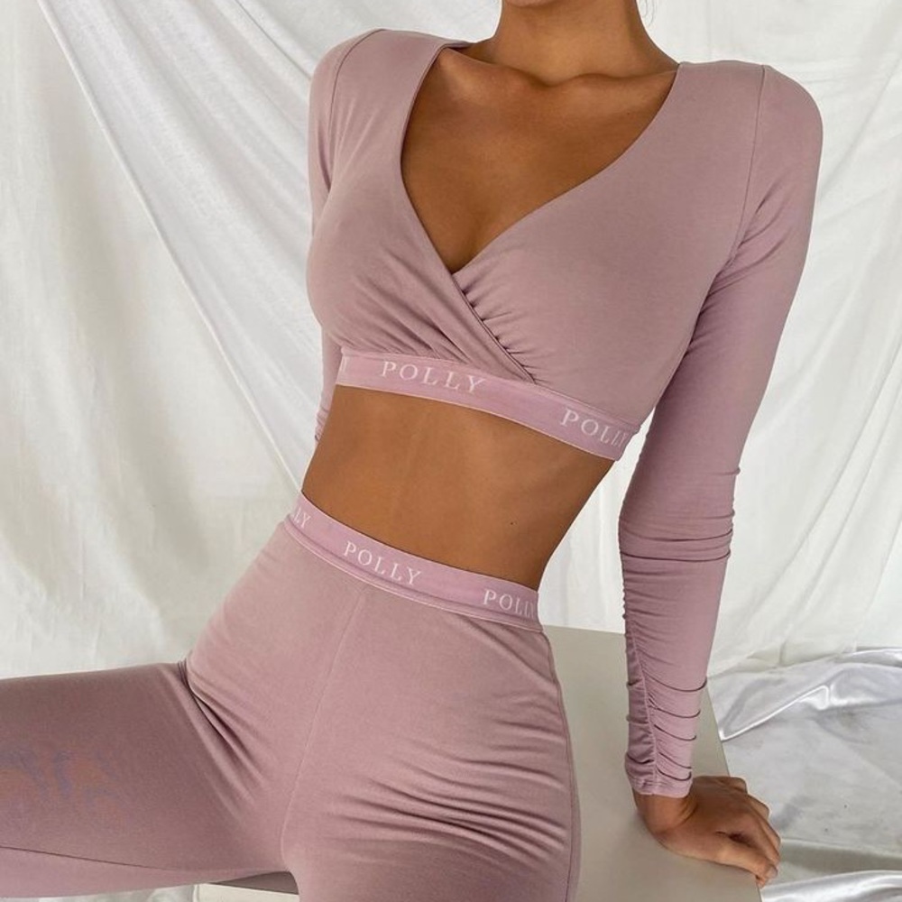 Oh Polly Mauve Take It Easy Matching Set